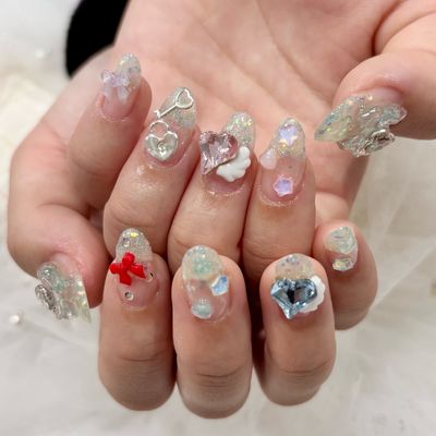 オフあり/ワンカラーorラメグラ＋パーツ付け放題🎀