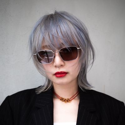 カット+ケアブリーチダブルカラー+トリートメント