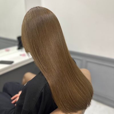 《人気Ｎｏ．2》カット+カラー+髪質改善トリートメント【髪質改善・錦糸町】