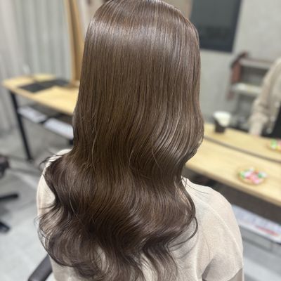 【カット無し】髪質改善極みcolor+髪質改善オージュアトリートメント