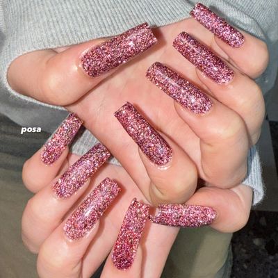 ハンド🫧長さ出し10本+ワンカラーorラメグラデーション