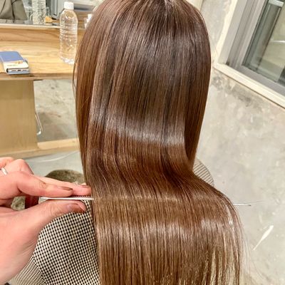【髪質改善】ストレート＋カット＋トリートメント