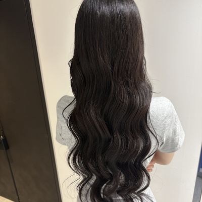 巻き下ろしヘアセット
