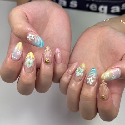 【ハンド】💅🏻 full artコース🌸art6〜10本(持ち込みデザインOK◎)