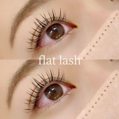 【ご新規様】フラットラッシュ100本！《保湿&束感コーティング仕上げ♪》