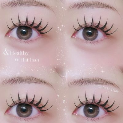 マツエク【&healthy】フラット140本+パーマ （wフラット70束に変更可