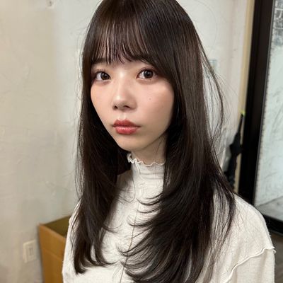 韓国風似合わせカット+ケアカラー+デトックスヘッドスパ+トリートメント＋肩指圧