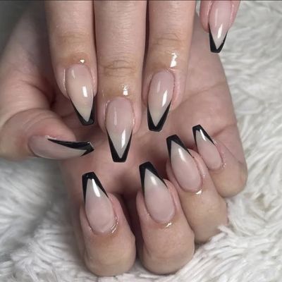 ♡チップ10本長さ出し/フレンチ