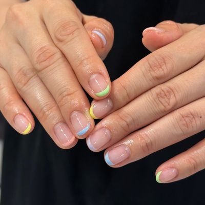 【王道フレンチ】ベースカラー有/パラジェル無料