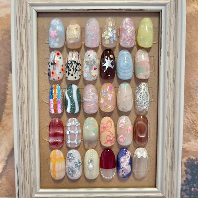 🐱〈定額サンプルから選択〉2本アート