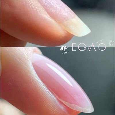 💅 Egao Nail Salon のネイルは「ベース作り込み」