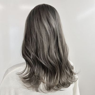🫧透明感が欲しい方🫧【カット+ダブルカラー+トリートメント"¥14300