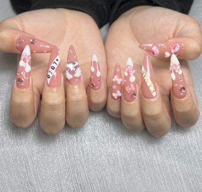 💖ジェルオフ＆長さ出し＆デザインやり放題分💖