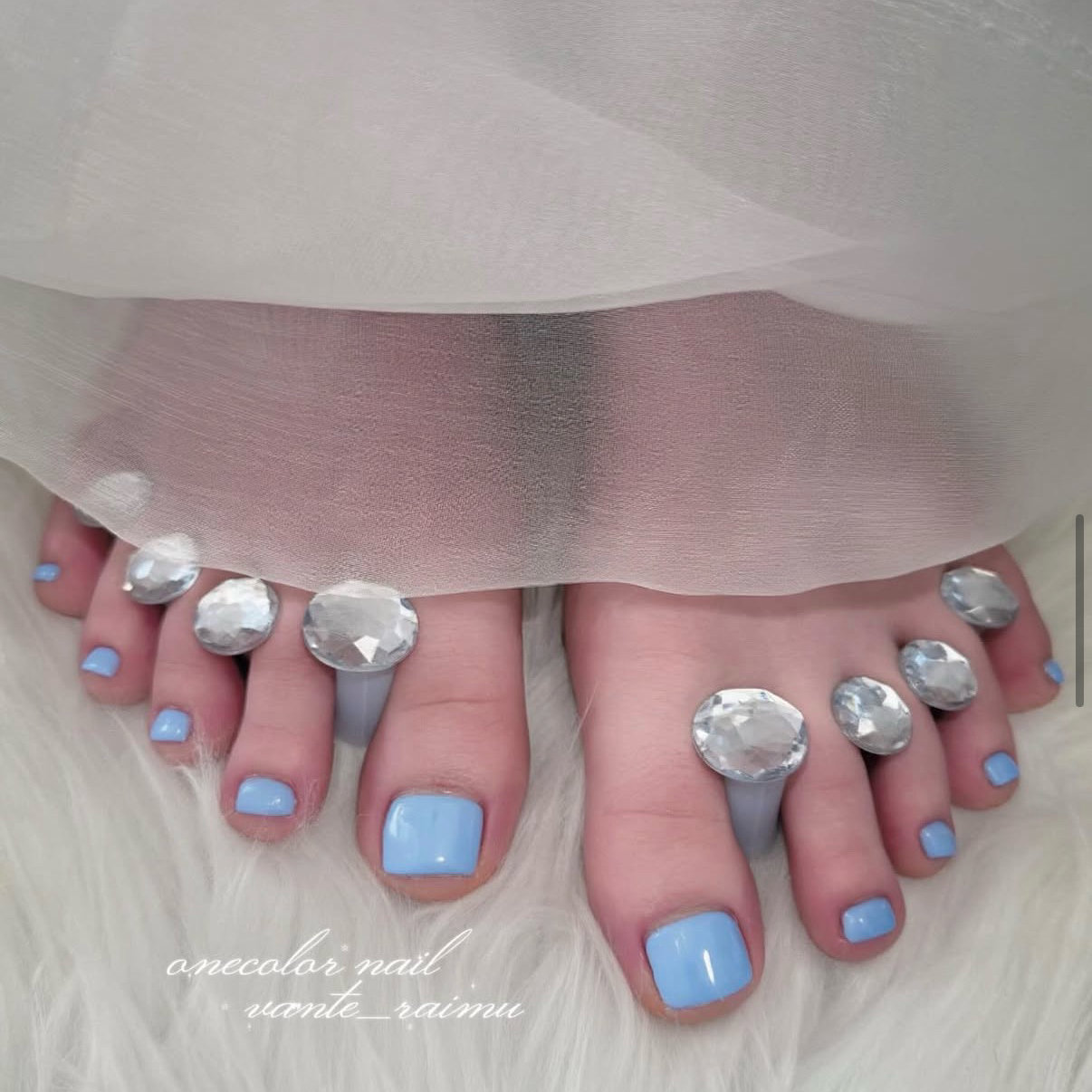 フットネイル👣ワンカラー¥4,400