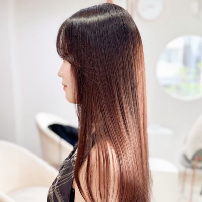 【似合わせカット＋縮毛矯正＋トリートメント】
