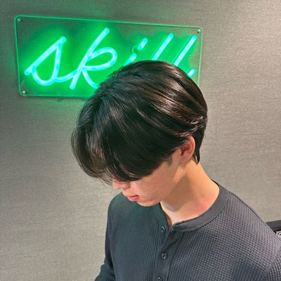 "清潔感UP"ナチュラル×色気ニュアンスパーマ