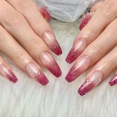 🌷チップ長さ出しグラデーションネイル(持ち込みデザイン)🌷