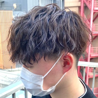 メンズカット＋ツイストスパイラル or
波巻きパーマ