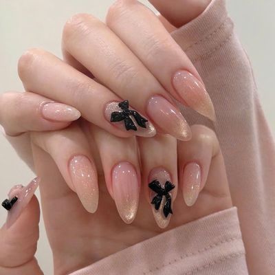 【練習】自爪💅💅シンプルデザインアート4本まで
