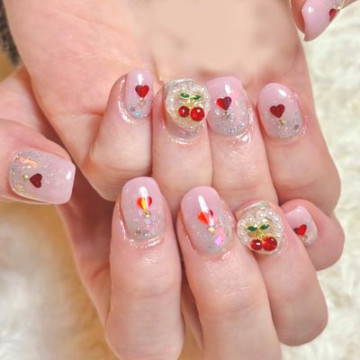 定額デザイン♡カラグラ+ハートホロ