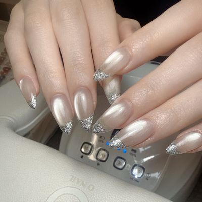 チップ長さだし ガラスフレンチ✨
