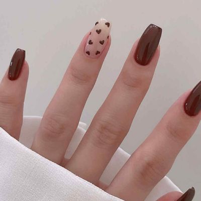 ワンカラ＋1本デザイン🍁🍂
５5００-->5300円