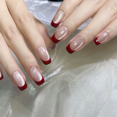 【自爪】キャッツアイマグネット+フレンチ 