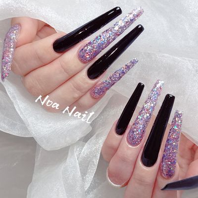 「チップ長さだし」ワンカラー／ラメグラデ(Maxロングサイズ)