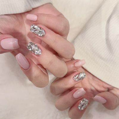 【ハンド】ワンカラー➕埋め尽くし2本　¥6580