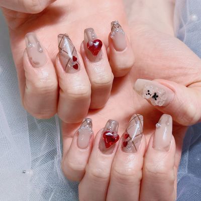 【ジェル】オーダーメイドネイル　持ち込みデザイン6本