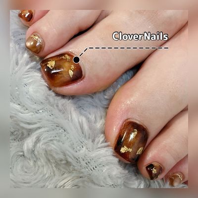 オフなし フットネイル👣 定額デザインネイル 色変可