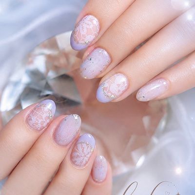 ネイリストにおまかせ　
ニュアンス、オフィス等
フラットデザイン　

