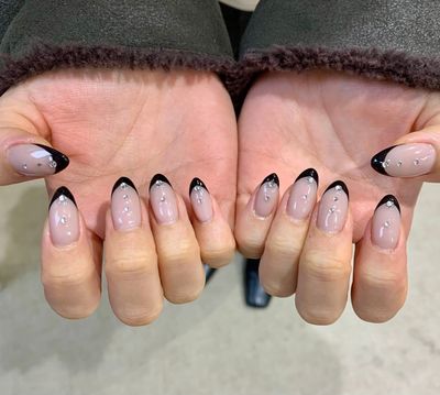 チップ長さ出し10本フレンチ