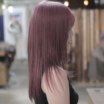 【ハイトーンカラー】カット+ダブルカラー(ケアブリーチ+カラー)