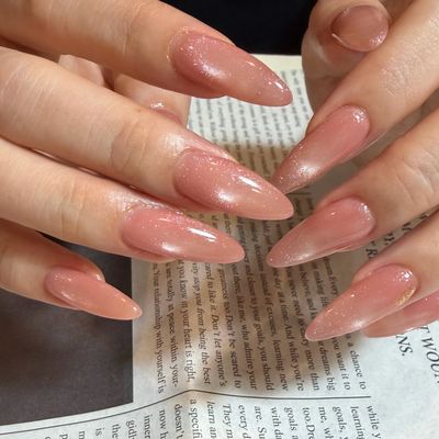 ハンド🧡マグネットネイル