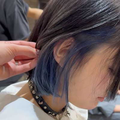 【🚙ネイリー限定メニュー🚙】
部分ブリーチカラー＋treatment