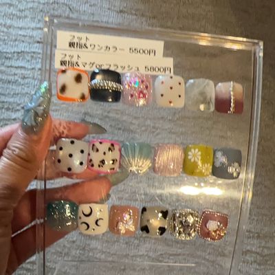 親指アート＆その他マグネット又はフラッシュ(オフあり)