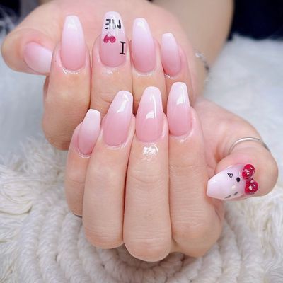 チップ長さ、アート2本