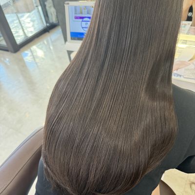 縮毛矯正＋カット＋ダメージレス処理