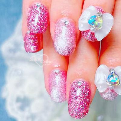 【豪華パーツ２個】4色×小さいパーツストーンつけ放題！¥8800