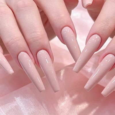 スカルプ長さ出し10本+ワンカラーネイル
