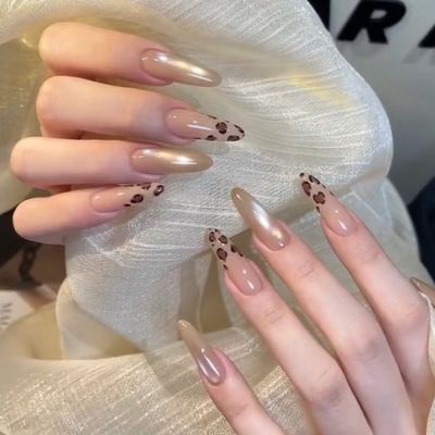 🩷【チップスカルプ】ハント長さだしシンプルアート4本コース12800 →8980