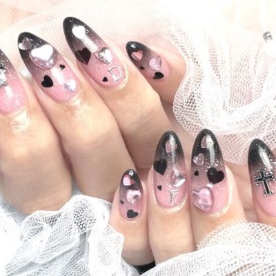 120分アートフリーネイルコース★キラキラ
ゴテゴテネイルはこちら★