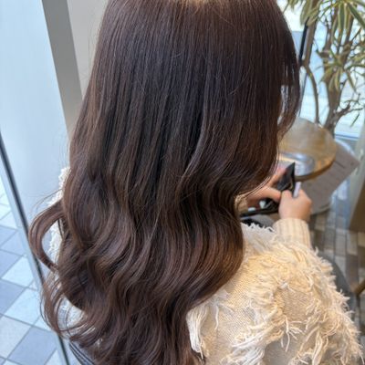 カット+透明感カラー+キラキラトリートメント