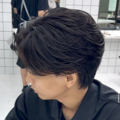 似合わせカット＋ニュアンスパーマ