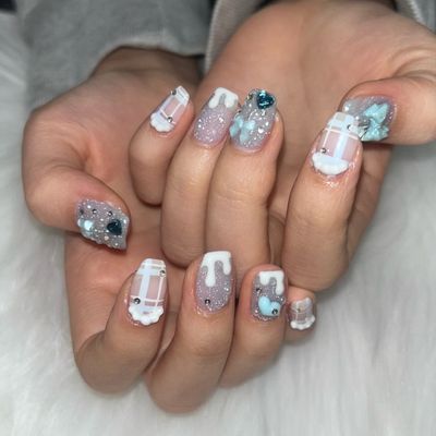 【ご新規様モデル限定価格】オフあり＋自爪施術＋10本アートやり放題💙🦋