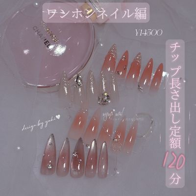 〈チップ長さ出し〉【🎀ワンホン編】nyna nai120分定額design