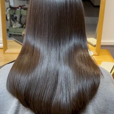 カット+超高濃度水素ストレートパーマ+トリートメント