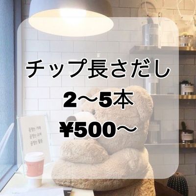 チップ長さだし2〜5本