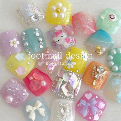 ＼*サンプルから♪foot親指アート込み *／ ¥7700
